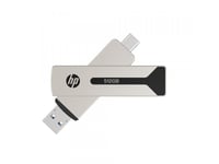 Hp 911 Pro - Usb-Minne - 512 Gb - Usb 3.2 / Usb-C - Pärlemornickel