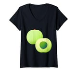 Womens Really Like Amla Fruit Indian Gooseberry V-Neck T-Shirt