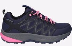 Hi-Tec Diamonde WATERPROOF Trainers Womens - Navy - Size UK 7