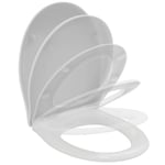 Ideal Standard E759401 Alto Slow Close Seat Lunette WC, Blanc, 46.6 x 38.6 x 5 Centimeters