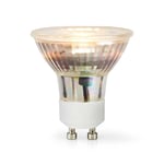 Nedis LED-lampe GU10 Spot, 345 lm, 4,5W - Gennemsigtig