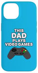 Coque pour iPhone 14 Ce papa joue aux jeux vidéo