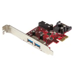 StarTech.com 4 Port PCI Express USB 3.0 Card - 2 External &amp; 2 Inte