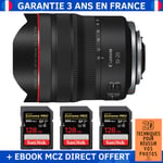 Canon RF 10-20mm f/4 L IS STM + 3 SanDisk 128GB Extreme PRO UHS-II SDXC 300 MB/s + Ebook '20 Techniques pour Réussir vos Photos' - Objectif Canon RF