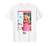 The Super Mario Bros. Movie Peach She Can Do Anything Poster T-Shirt