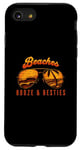 Coque pour iPhone SE (2020) / 7 / 8 Beaches Booze & Besties Lunettes de soleil aviateur