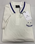 PS Paul Smith Cotton Mens Short Sleeve Polo-Shirt Slim Fit Medium