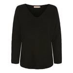 Marta du Chateau Celina V-ringad Pullover Dam Black