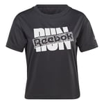 Reebok Run SW Graphic Tee Night Black