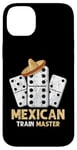 iPhone 14 Plus Mexican Train Master Domino Player Dominoes Lover Game Mens Case