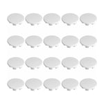 20x cache trou bouchon plastique 8 mm blanc protection trou meuble mur cloison