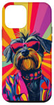 Coque pour iPhone 12 mini Briard Dog Fashion, joli pop art coloré