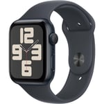 Apple Watch SE 44mm Midnight Aluminium Case GPS Sport Band (M/L) [2024]