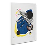 Small Worlds Ii By Wassily Kandinsky Classic Painting Canvas Wall Art Print Ready to Hang, Framed Picture for Living Room Bedroom Home Office Décor, 24x16 Inch (60x40 cm)