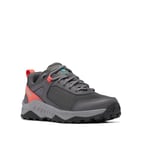 Columbia Women's Trailstorm Ascend WP waterproof low rise hiking shoes, Grey (Dark Grey x Red Coral), 9 UK