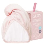 GLOV® Double-Sided Satin Premium Hair Wrap Towel - Satin Champagne