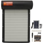 Ej.life - Porte de poulailler Automatique, Porte de poulailler Solaire à 2 Modes avec minuterie, Affichage led, Ouverture Automatique programmable Le