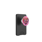 Cute Heart with Flowers and Hearts for Valentine's Day PopSockets PopWallet for MagSafe