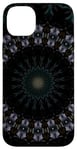 iPhone 14 Plus Dark Fantasy Mandala Pattern Yellow And Blue Case