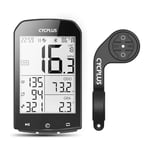 CYCPLUS M1 Compteur Velo GPS,GPS Compteur Vélo sans Fil,Odomètre Velo,Bluetooth Ant + Dispositif de Vélo,Ordinateur de Vélo sans Fil Étanche,Compteur de Vitesse GPS,Bike Computer,VTT Vélo de Route