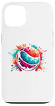 Coque pour iPhone 13 Splash Art Dodge Ball Dodgeball Player