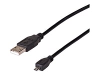 Akyga Ak-Usb-20 - Datakabel - Uc-E6 Connector Hane Till Usb Hane - 1.5 M - Svart