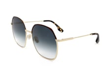 Lunettes de Soleil Victoria Beckham VB206S 726 GOLD/PETROL/SAND 59/17/ Femme