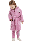 NAME IT Kids' Peppa Pig Dressing Gown, Mauve Orchid