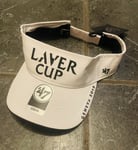 47 Brand 2019 Geneva Laver Cup Federer Nadal Men's Tennis Visor Cap Hat New