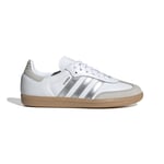 adidas Originals Samba OG - Hvit/Sølv/Grå Dame - Innendørs (IC), størrelse 44⅔