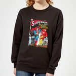 Justice League Who Is The Fastest Man Alive Cover Women's Sweatshirt - Black - S - Black