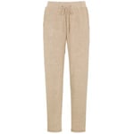 Damella Knitted Lounge Pants Beige Large Dame