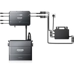 SolarFlow Centrale électrique de balcon avec stockage, hub 2000 avec entrée solaire 1800W, sortie 1200W, 1 batterie AB2000 1920Wh LiFePO4,