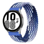 Bracelet de Sport Compatible pour Samsung Galaxy Watch 5 Pro/5/4/4 Classic/3/Active 2/Active, Bracelet en Tissu Nylon 20 mm pour Amazfit BIP/GTR 42 mm/GTS/2/2e/3, Myrtille, 20mm-L