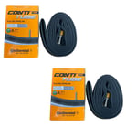 Continental Tour 28 Schrader Tube 700 x 32-47c Touring Bike Inner Tubes PAIR