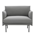 Muuto - Outline Chair / Black Base Steelcut Trio 133