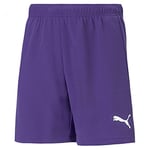 PUMA Mixte bébé Teamrise Jr Short, Multicolore (Prism Violet/White), 140 EU