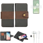 wallet case for Google Pixel 7 + earphones bookstyle cover pouch