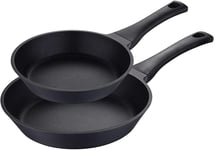 BERGNER Elbrus 2pc Frying Pan Set 20/24 cm Aluminium INDUCTION BG-30900-BK