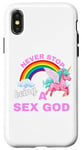 iPhone X/XS Fun Graphic-Never Stop Being A Sex God Case