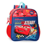 Disney Joumma Cars Lets Race Sac à dos d'école, fabriqué en polyester, poches et compartiments, bretelles larges et réglables., rouge, Sac à dos pour crèche