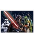 Procos - Nappe en Plastique Star Wars Galaxy (180 x 120 cm), Étoile, Multicolore, 180 x 120 cm, 93882