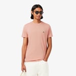 Lacoste T-shirt coton Pima léger Taille 3XL Beige Rosé