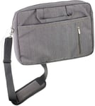 Navitech Grey Carry Bag Case For Lenovo Yoga Chromebook 15 Inch