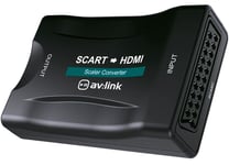 SCART To HDMI Composite 1080P Video Scaler Converter Audio Adapter