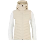 PEAK PERFORMANCE W Frost Down Hybrid Hood - Beige / Blanc taille S 2025