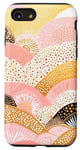 Coque pour iPhone SE (2020) / 7 / 8 Art abstrait motif bonbon doré rose argent