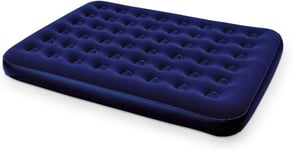 Inflatable Double Flocked Air Bed Airbed Blow Up Mattress Camping Indoor Outdoor