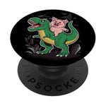 Cochon T-Rex PopSockets PopGrip Adhésif