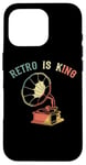 Coque pour iPhone 16 Pro Gramophone Record Player Retro is King